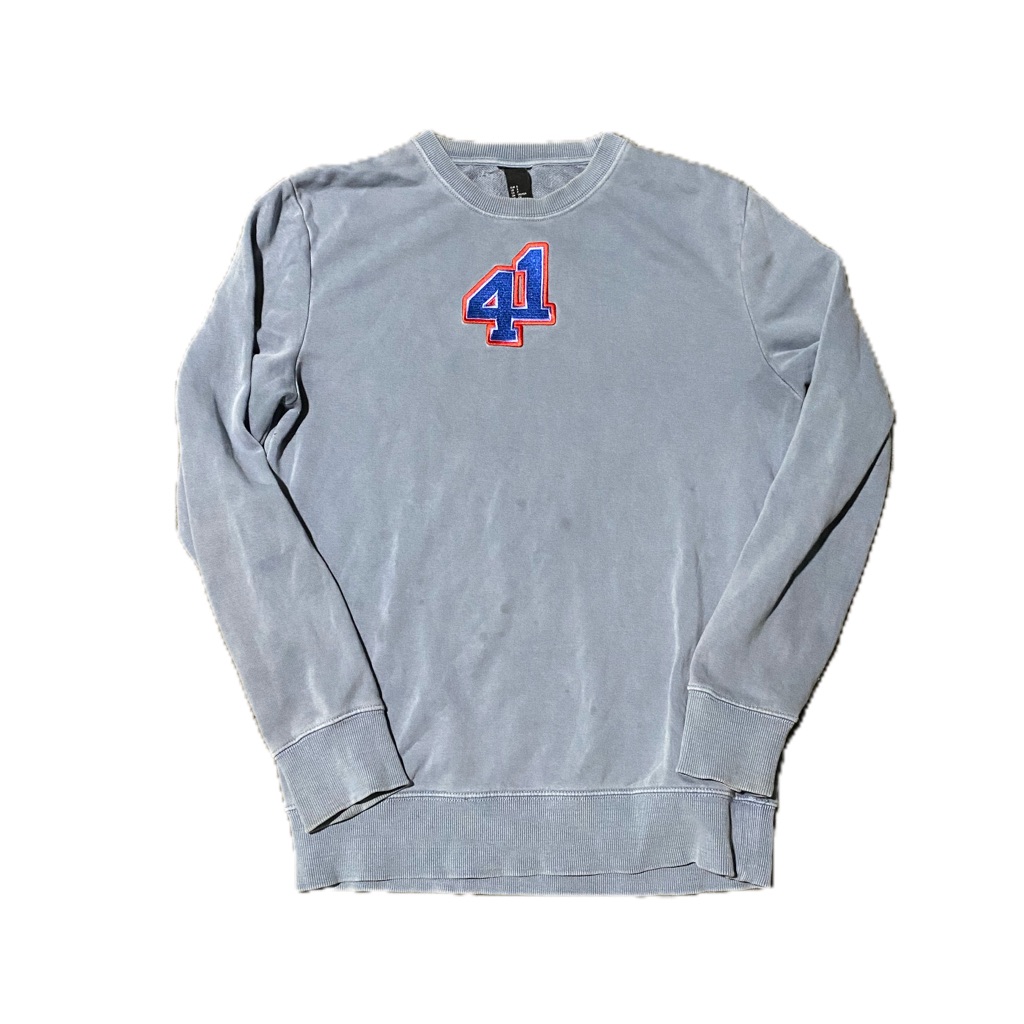 Gator Crew Neck Sweater Size Small Blue